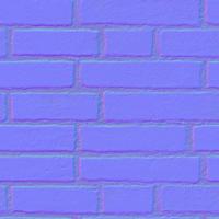 seamless wall bricks normal map 0009
